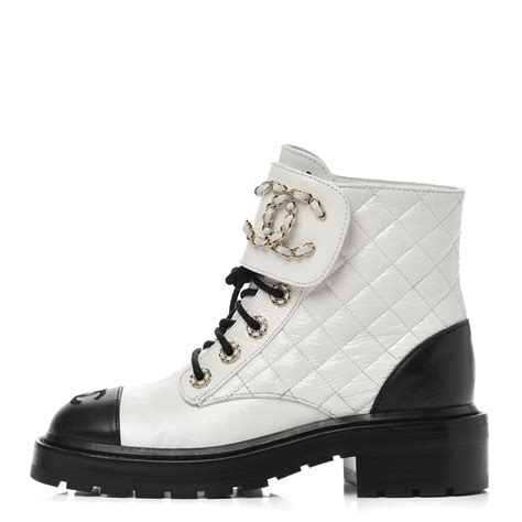 chanel black color|black and white Chanel boots.